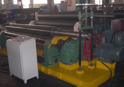 W11-16X2000 Three-roller Symmetrical Mechanical Bending Machine